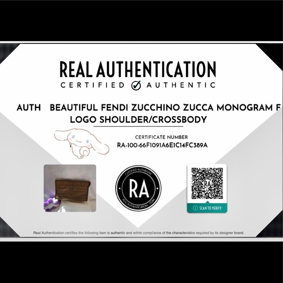 🌸Auth🌸Beautiful FENDI Zucchino Zucca Monogram FF Logo Clutch/Shoulder Bag 🦋 - Picture 6 of 14